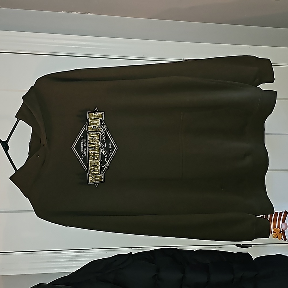 Womens green sz medium Womderland Cave, SD hoodie